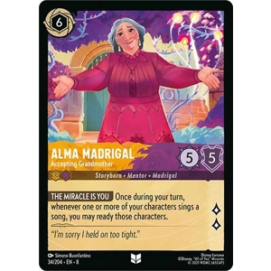 Alma Madrigal, Accepting Grandmother