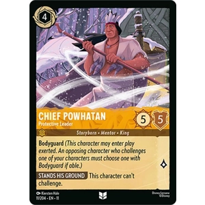 Chief Powhatan, Protective Leader