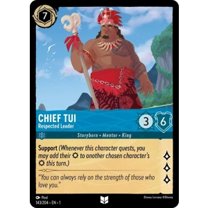 Chief Tui, Respected Leader