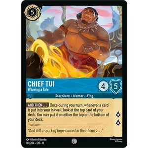 Chief Tui, Weaving a Tale