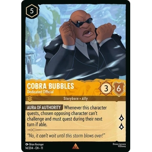 Cobra Bubbles, Dedicated Official