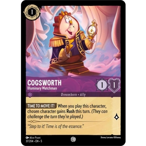 Cogsworth, Illuminary Watchman