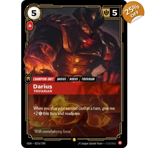 Darius, Trifarian (Alternate Art)