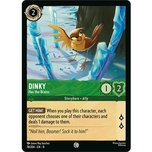 Dinky, Has the Brains