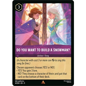 Do You Want To Build A Snowman?