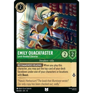 Emily Quackfaster, Level-Headed Librarian