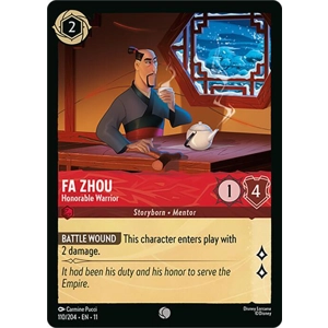 Fa Zhou, Honorable Warrior
