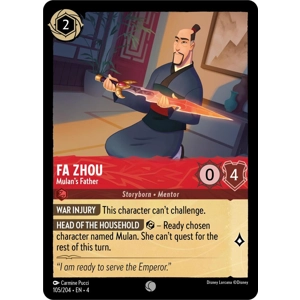 Fa Zhou, Mulan's Father