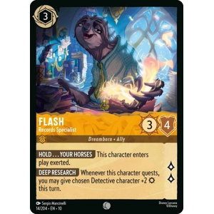 Flash, Records Specialist