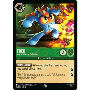 Fred, Major Science Enthusiast