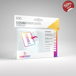 Gamegenic Closable Inner Sleeves