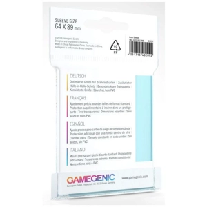 Gamegenic Inner Card Sleeves (64mm x 89mm) (100 Sleeves Per Pack)