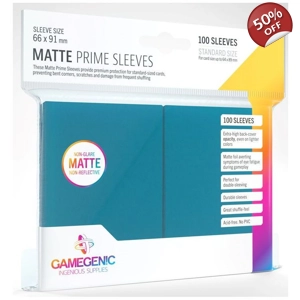 Gamegenic Matte Prime Card Sleeves Blue (66mm x 91mm) (100 Sleeves Per Pack)