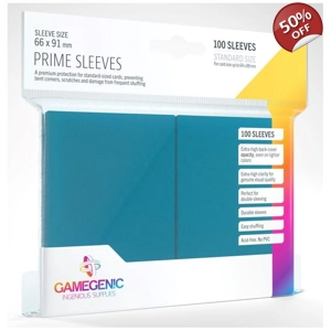 Gamegenic Prime Card Sleeves Blue (66mm x 91mm) (100 Sleeves Per Pack)