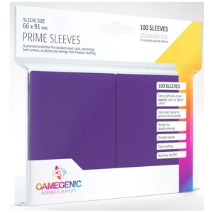 Gamegenic Prime Card Sleeves Purple (66mm x 91mm) (100 Sleeves Per Pack)