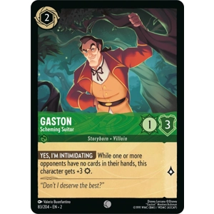 Gaston, Scheming Suitor