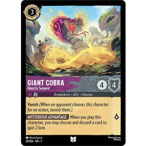 Giant Cobra, Ghostly Serpent