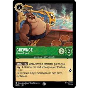 Grewnge, Cannon Expert