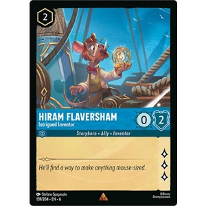 Hiram Flaversham, Intrigued Inventor