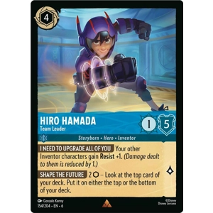 Hiro Hamada, Team Leader