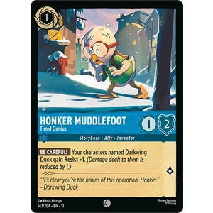 Honker Muddlefoot, Timid Genius