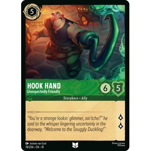 Hook Hand, Unexpectedly Friendly