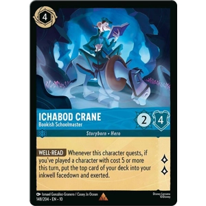 Ichabod Crane, Bookish Schoolmaster