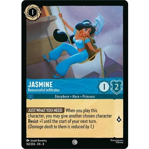 Jasmine, Resourceful Infiltrator