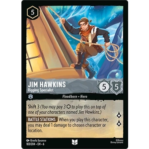 Jim Hawkins, Rigging Specialist