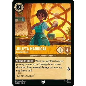 Julieta Madrigal, Excellent Cook