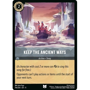 Keep the Ancient Ways