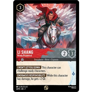 Li Shang, Newly Promoted