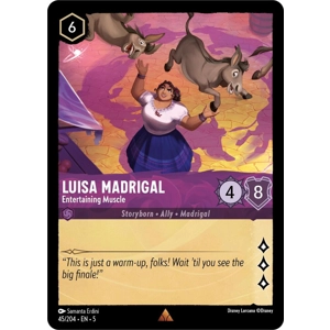 Luisa Madrigal, Entertaining Muscle