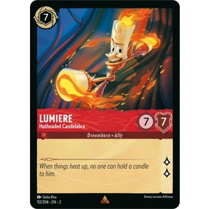 Lumiere, Hotheaded Candelabra