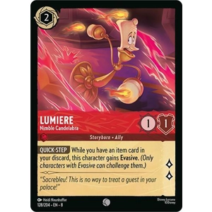 Lumiere, Nimble Candelabra
