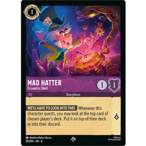 Mad Hatter, Eccentric Host
