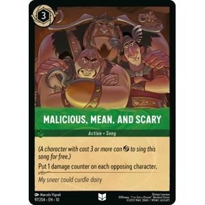 Malicious, Mean, and Scary