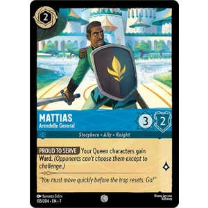 Mattias, Arendelle General