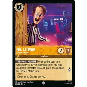 Mr. Litwak, Arcade Owner