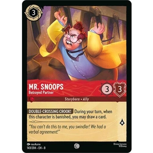 Mr. Snoops, Betrayed Partner