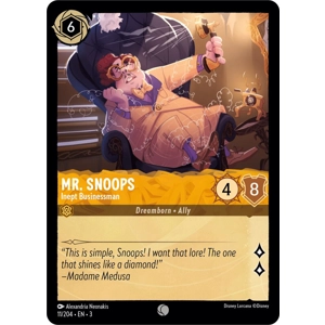 Mr. Snoops, Inept Businessman