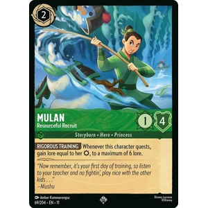 Mulan, Resourceful Recruit