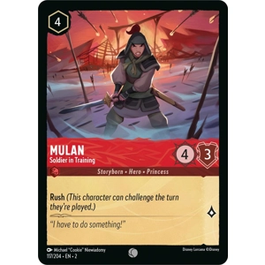 Mulan, Soldier in Training