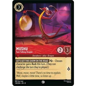 Mushu, Fast-Talking Dragon