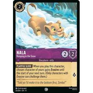 Nala, Romping in the Snow