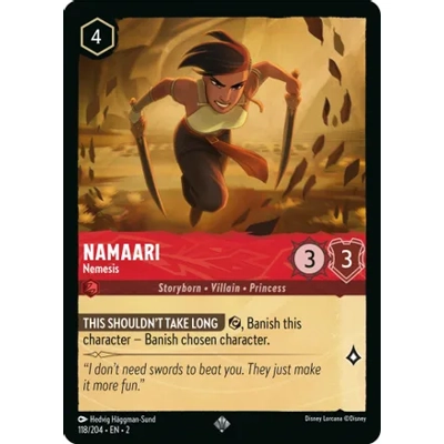 Namaari, Nemesis