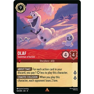 Olaf, Snowman of Action