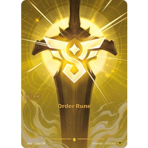 Order Rune (Alternate Art)