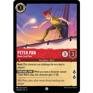 Peter Pan, Never Land Hero