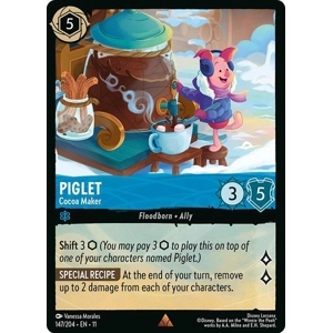 Piglet, Cocoa Maker
